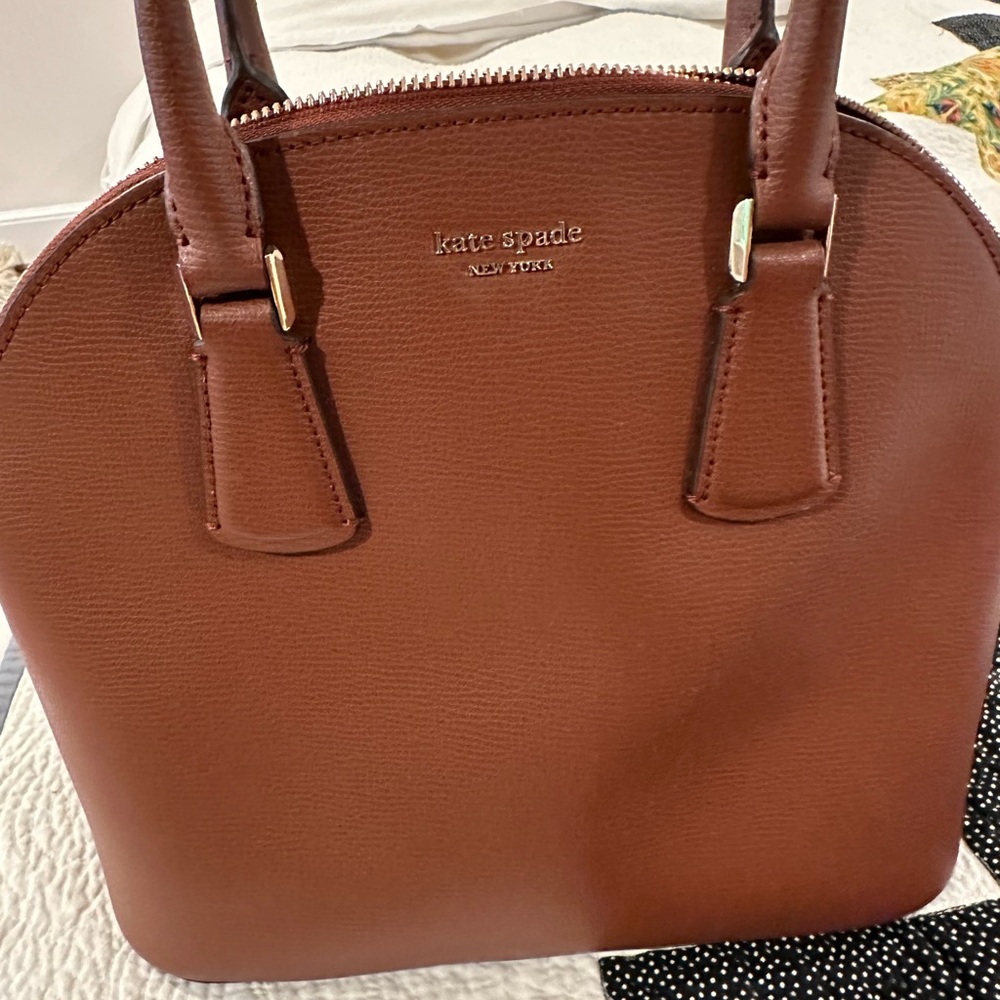 Kate Spade Sylvia large dome bag Brown Leather Women's